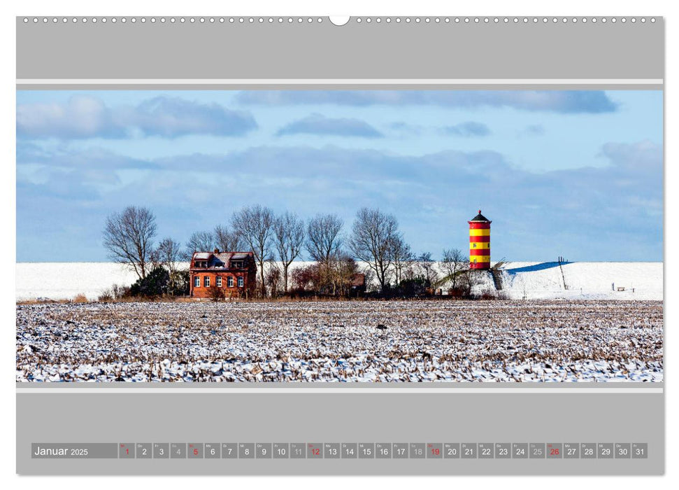 Der Pilsumer Leuchtturm (CALVENDO Wandkalender 2025)