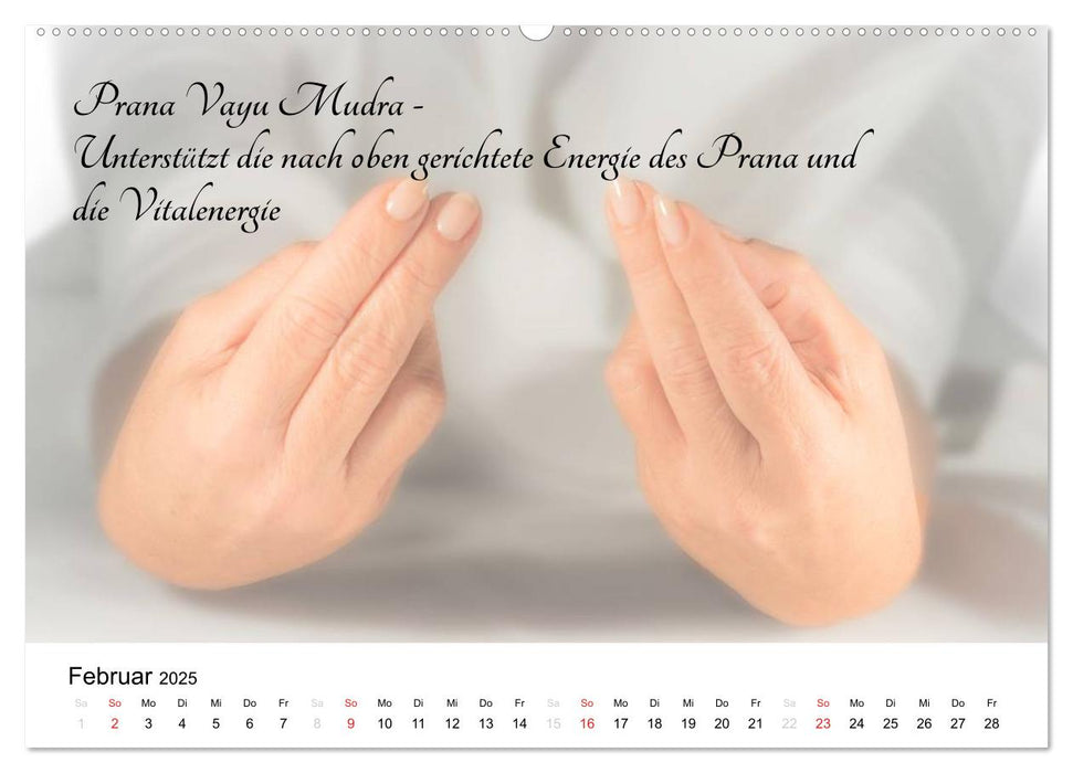 Mudras / 2025 (CALVENDO Premium Wandkalender 2025)