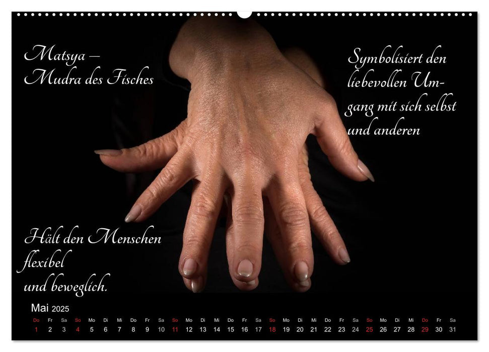 Mudras / 2025 (CALVENDO Premium Wandkalender 2025)