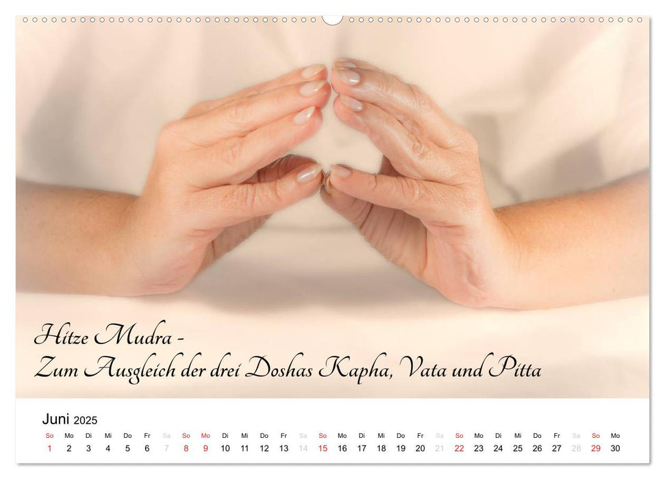 Mudras / 2025 (CALVENDO Premium Wandkalender 2025)