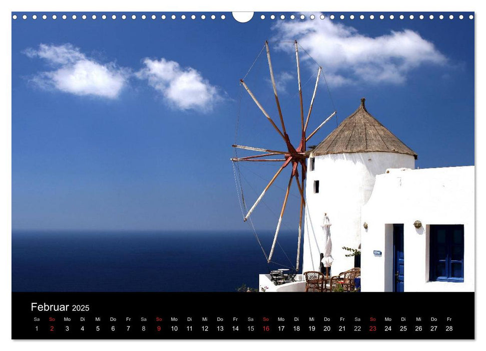 OIA - Impressionen aus Santorin (CALVENDO Wandkalender 2025)