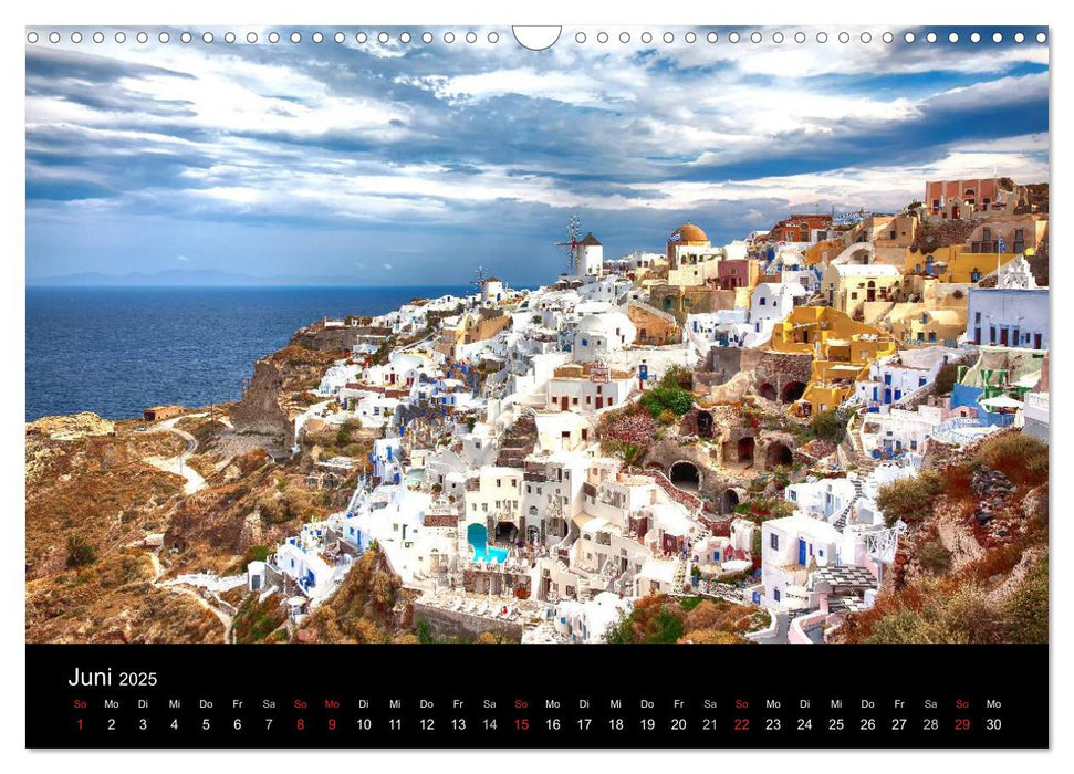 OIA - Impressionen aus Santorin (CALVENDO Wandkalender 2025)