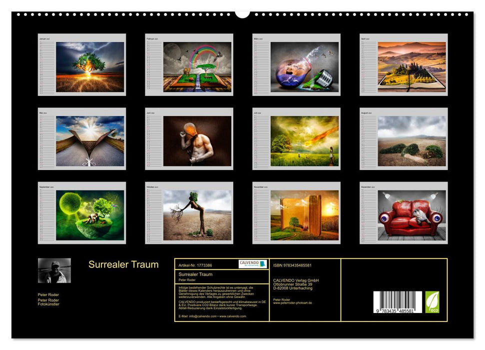 Surrealer Traum (CALVENDO Premium Wandkalender 2025)