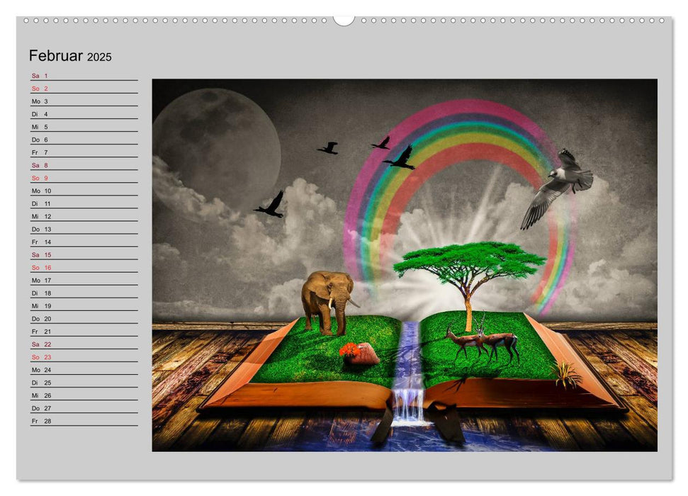 Surrealer Traum (CALVENDO Premium Wandkalender 2025)