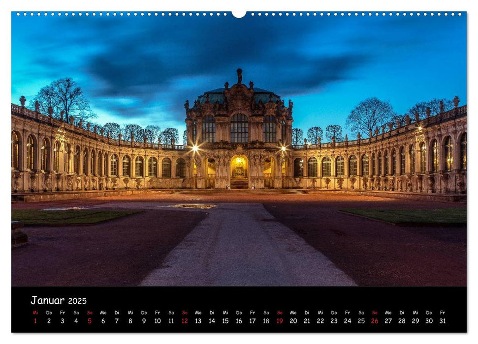 Leuchtende Städte (CALVENDO Premium Wandkalender 2025)