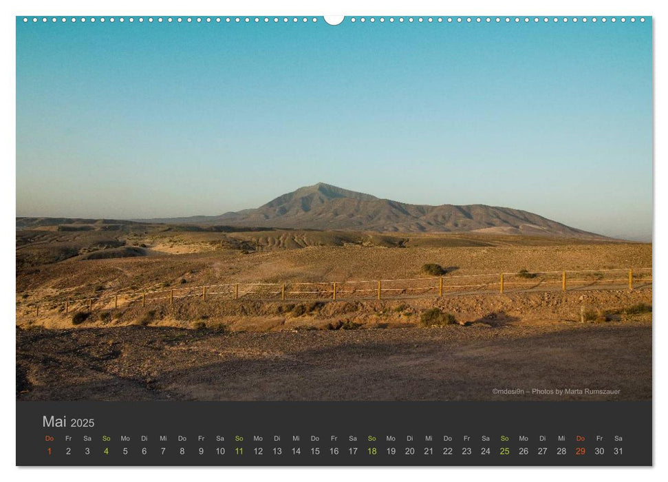 Vulkaninsel – Lanzarote (CALVENDO Premium Wandkalender 2025)