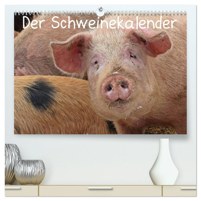 Der Schweinekalender (CALVENDO Premium Wandkalender 2025)