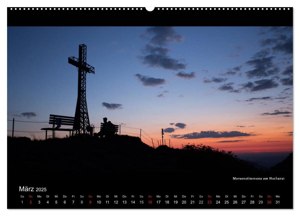 Unterwegs auf dem Maximiliansweg (CALVENDO Premium Wandkalender 2025)