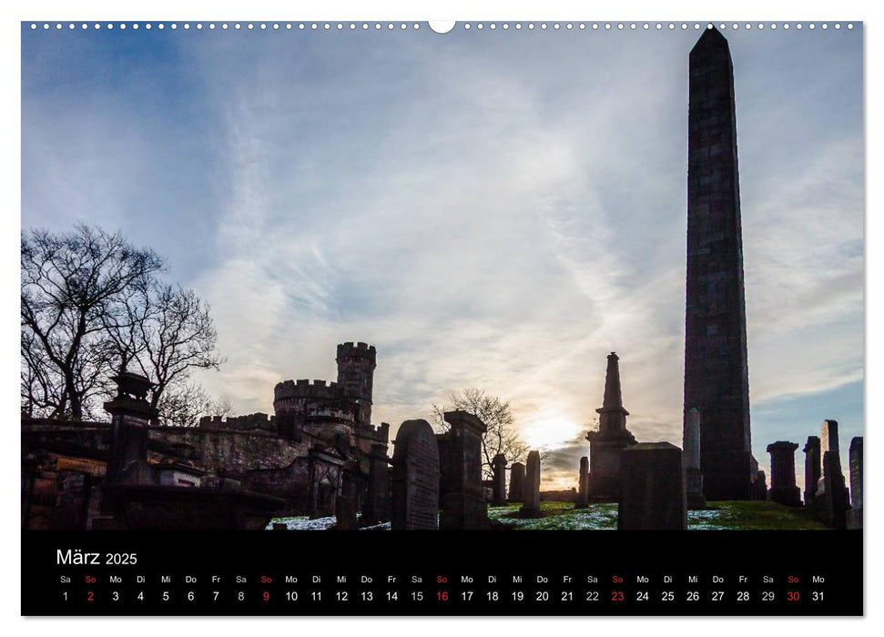 EDINBURGH. Blick. Licht. Wetter. (CALVENDO Premium Wandkalender 2025)