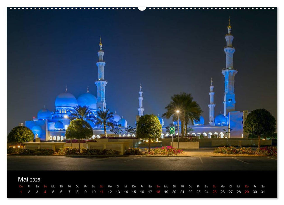 Emirate, zwischen Tag und Nacht (CALVENDO Premium Wandkalender 2025)