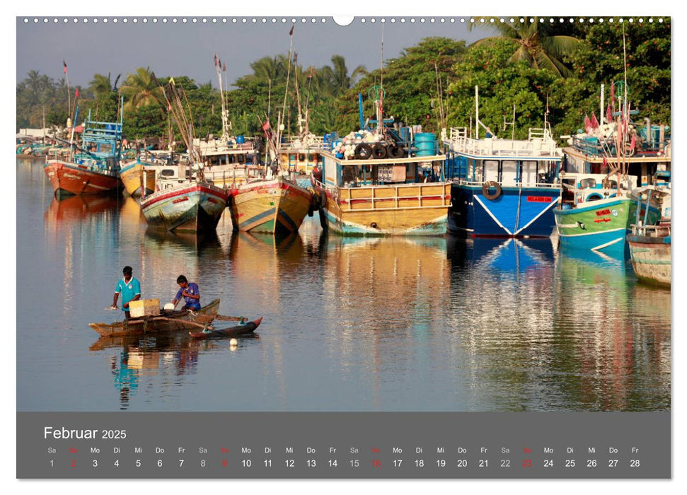 Sri Lanka-Trauminsel im Indischen Ozean (CALVENDO Premium Wandkalender 2025)