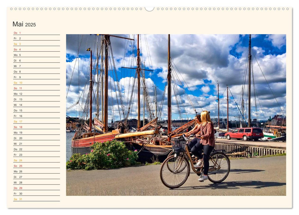 Stockholm - Venedig des Nordens (CALVENDO Premium Wandkalender 2025)