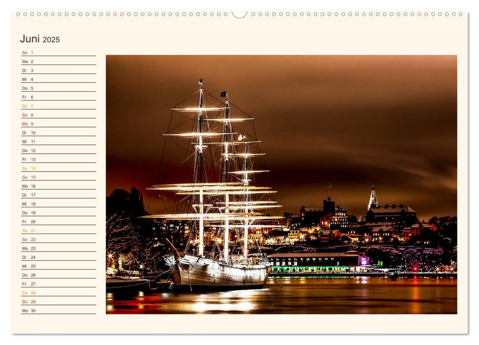 Stockholm - Venedig des Nordens (CALVENDO Premium Wandkalender 2025)