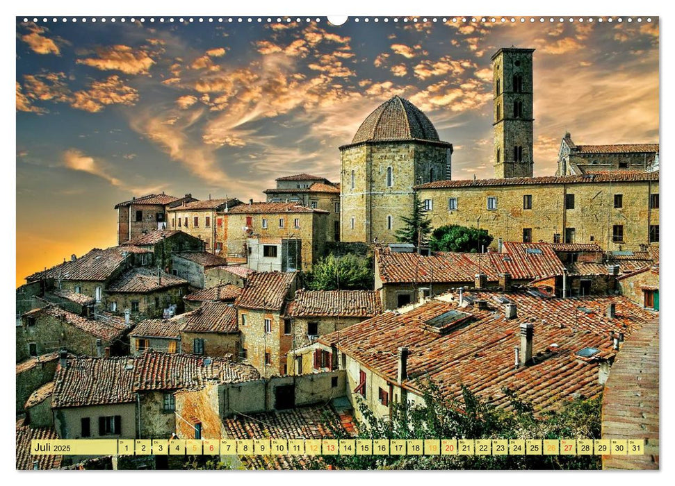Bühne frei für die Toskana (CALVENDO Premium Wandkalender 2025)