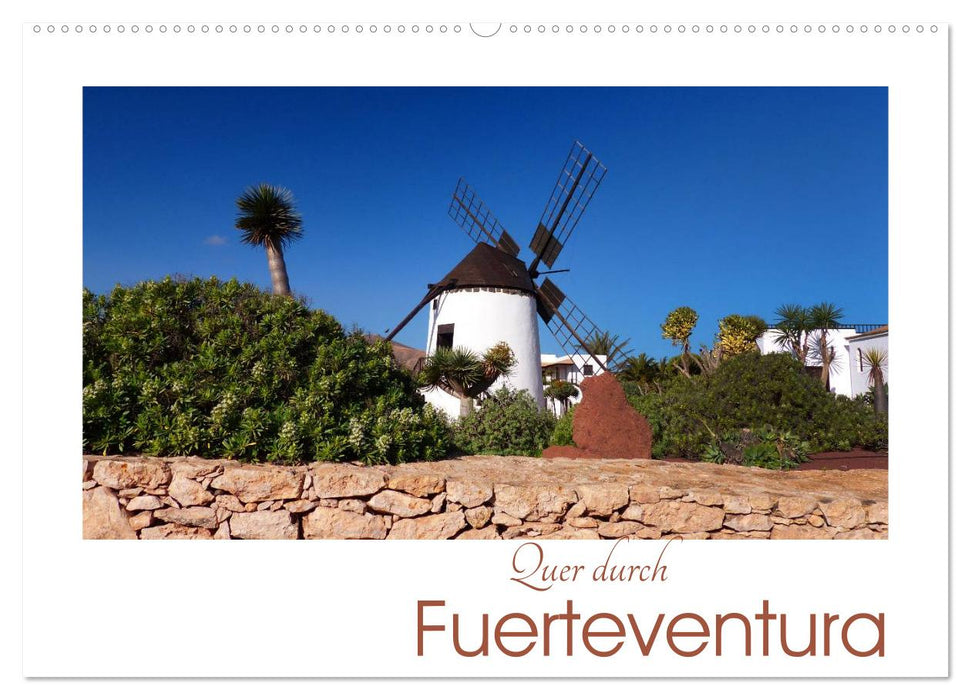 Quer durch Fuerteventura (CALVENDO Wandkalender 2025)