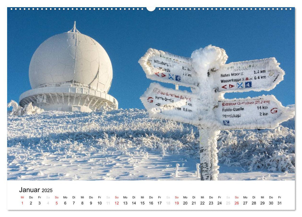 Naturerlebnis im Biosphärenreservat Rhön (CALVENDO Premium Wandkalender 2025)