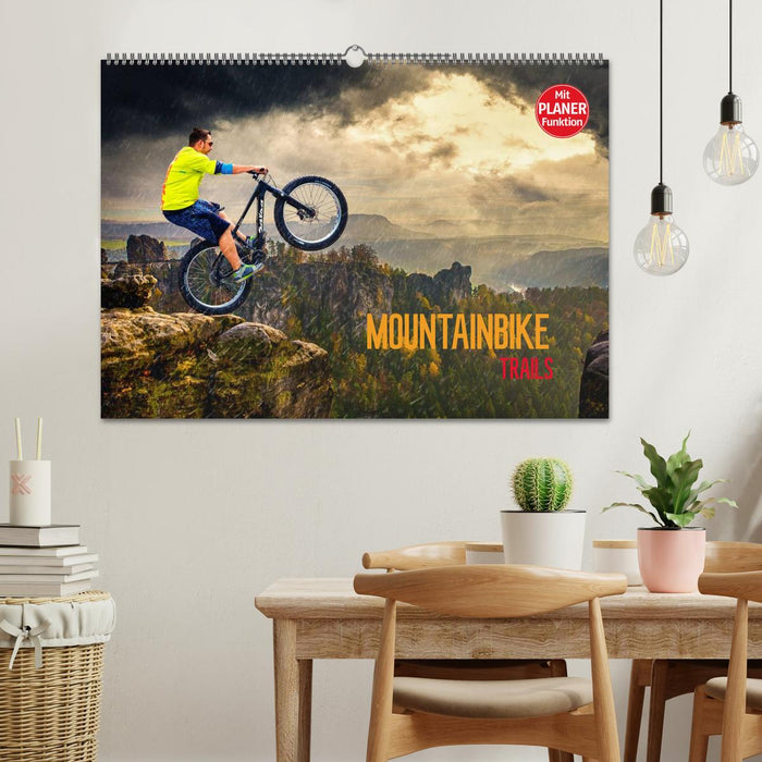 Mountainbike Trails (CALVENDO Wandkalender 2025)