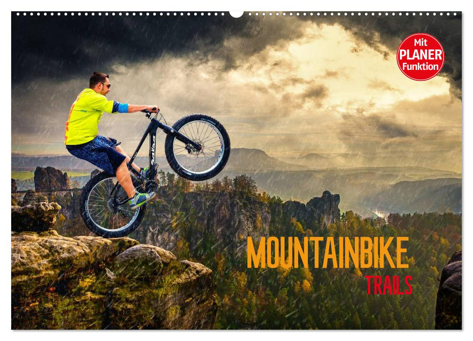 Mountainbike Trails (CALVENDO Wandkalender 2025)