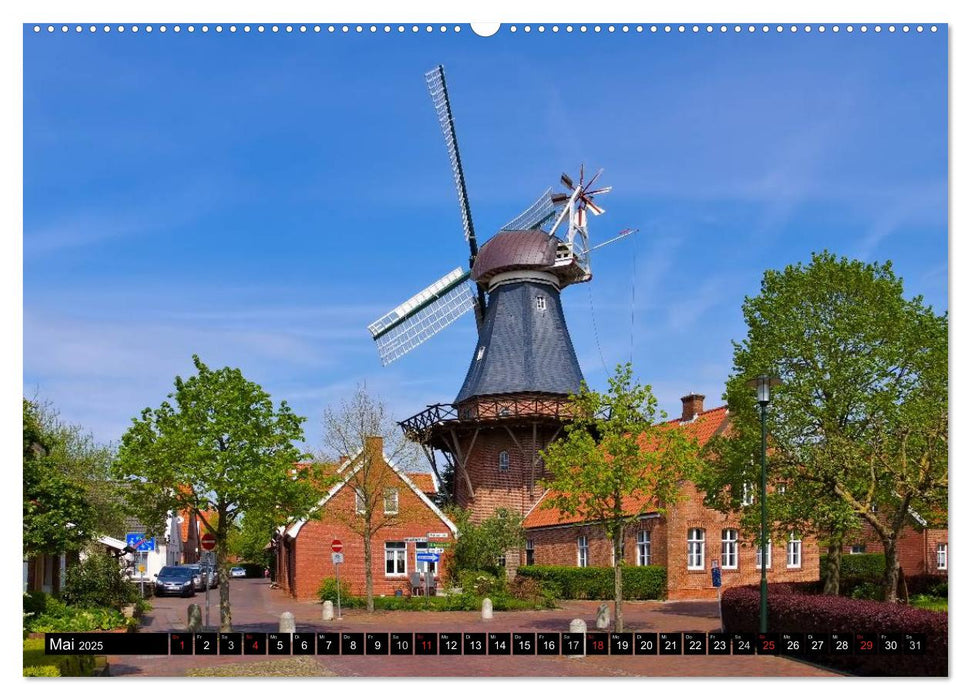 Papenburg und das Rheiderland (CALVENDO Premium Wandkalender 2025)