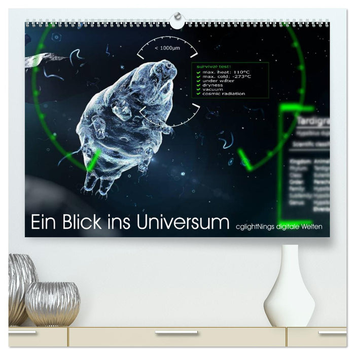 Ein Blick ins Universum - cglightNings digitale Welten (CALVENDO Premium Wandkalender 2025)