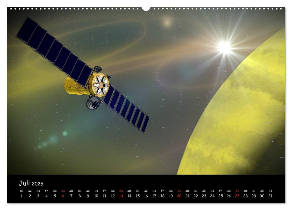 Ein Blick ins Universum - cglightNings digitale Welten (CALVENDO Premium Wandkalender 2025)