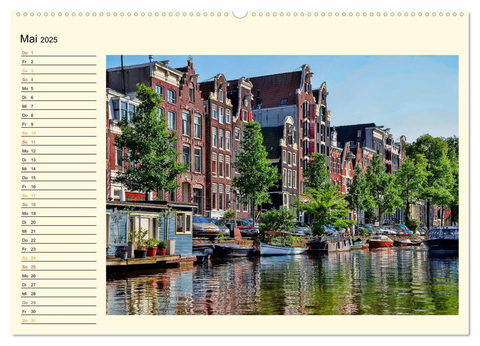 Amsterdam - Venedig des Nordens (CALVENDO Premium Wandkalender 2025)