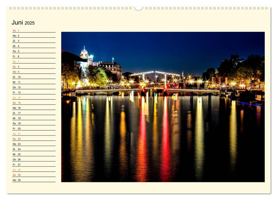 Amsterdam - Venedig des Nordens (CALVENDO Premium Wandkalender 2025)