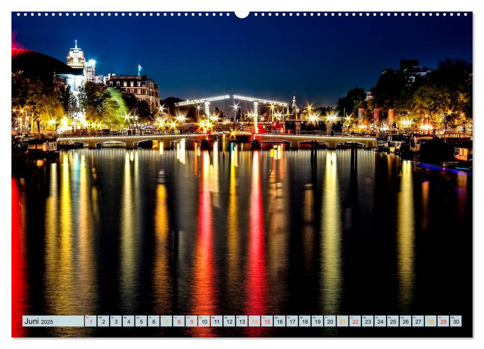 Amsterdam - Venedig des Nordens (CALVENDO Premium Wandkalender 2025)