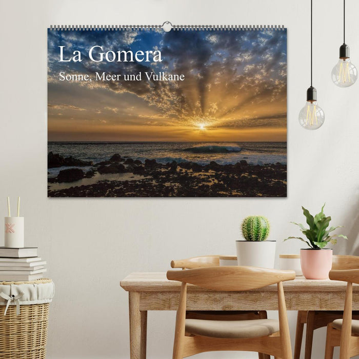 La Gomera Sonne, Meer und Vulkane (CALVENDO Wandkalender 2025)