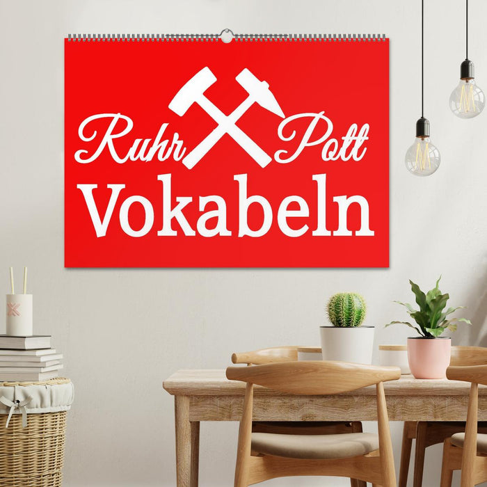 Ruhrpott Vokabeln (CALVENDO Wandkalender 2025)