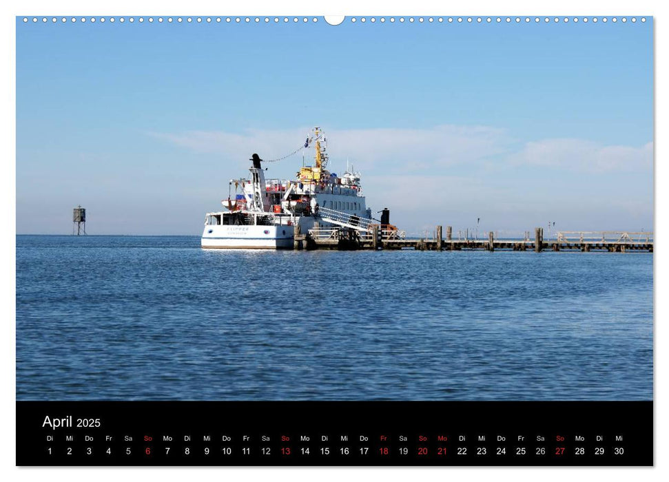 Zeit für... Insel Neuwerk - Kulturlandschaft im Wattenmeer (CALVENDO Wandkalender 2025)