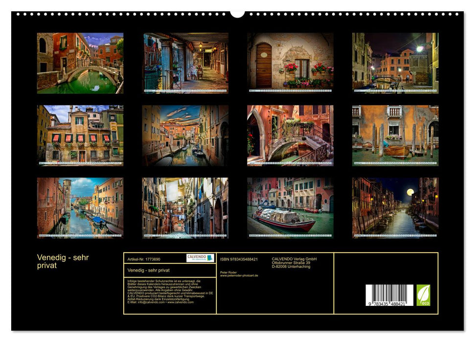 Venedig - sehr privat (CALVENDO Premium Wandkalender 2025)