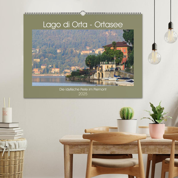 Lago di Orta - Ortasee (CALVENDO Wandkalender 2025)