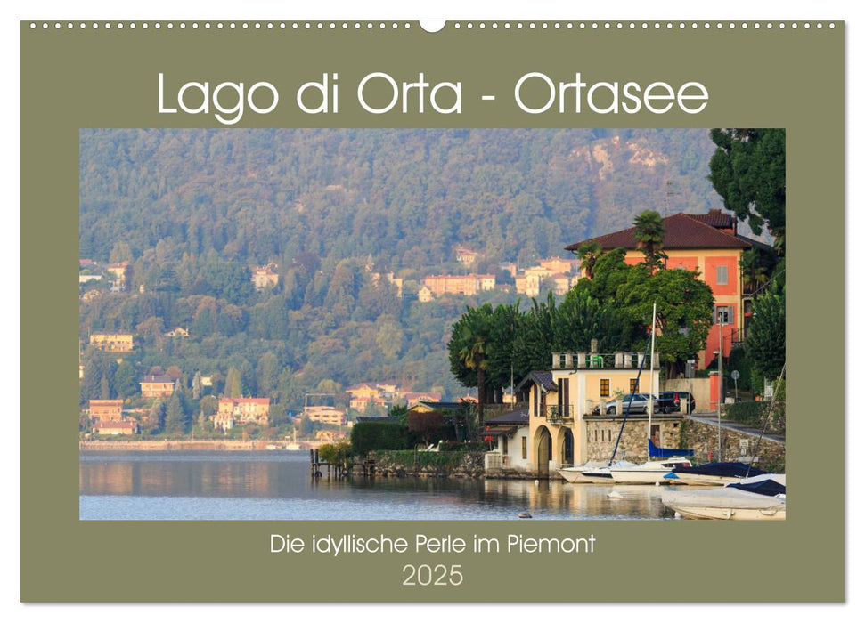 Lago di Orta - Ortasee (CALVENDO Wandkalender 2025)