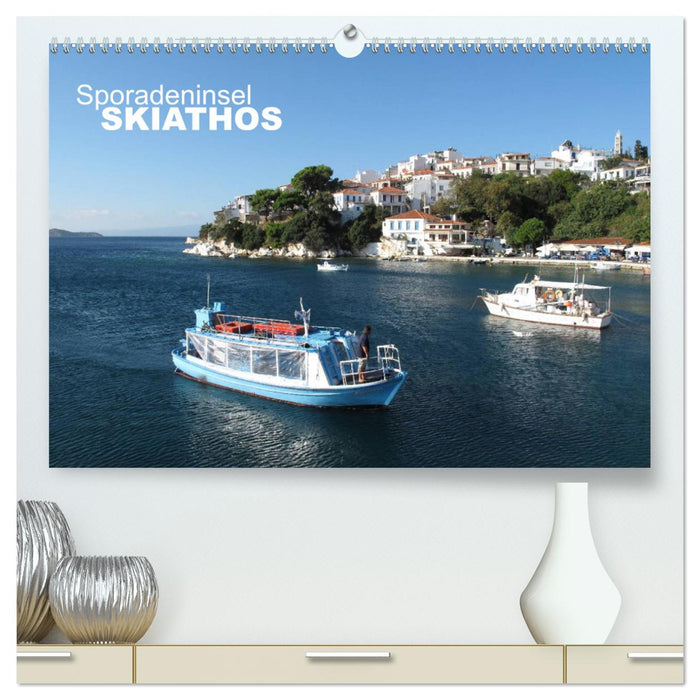 Sporadeninsel Skiathos (CALVENDO Premium Wandkalender 2025)