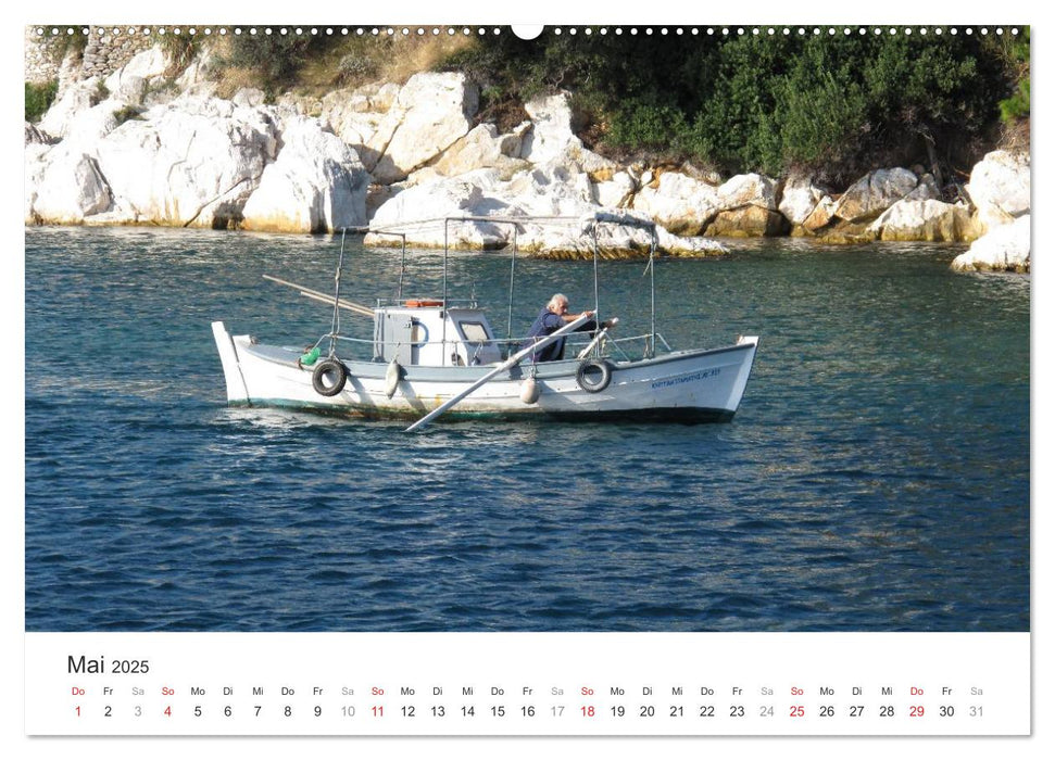 Sporadeninsel Skiathos (CALVENDO Premium Wandkalender 2025)