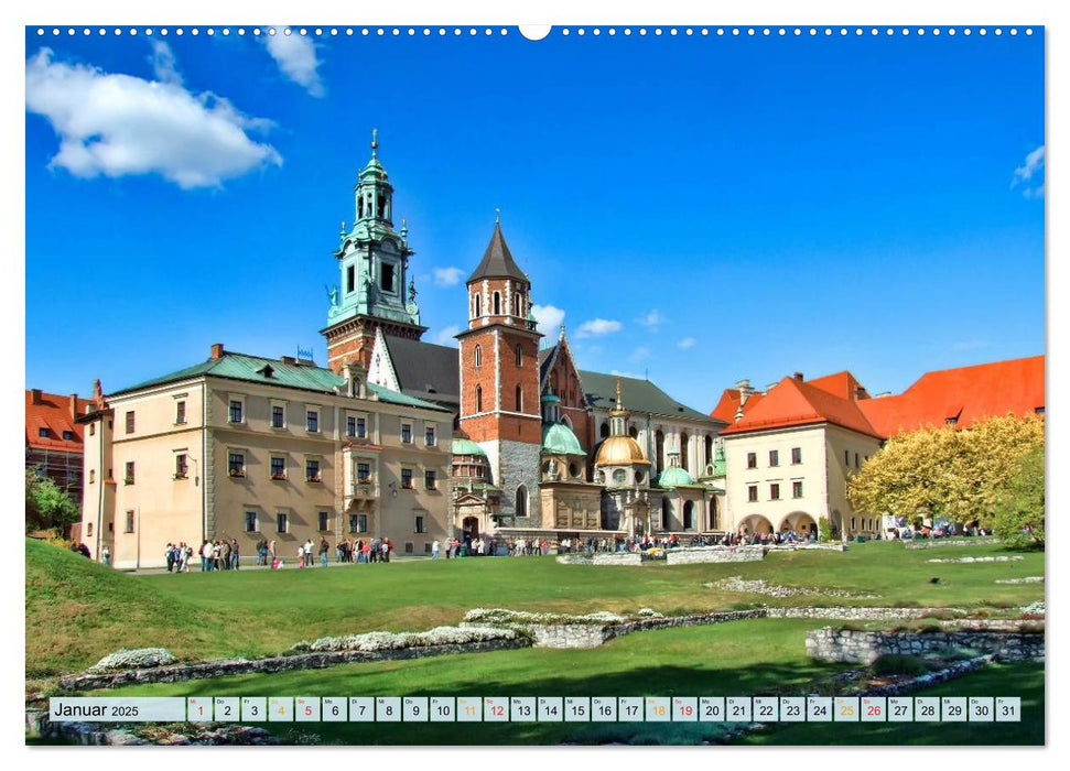 Krakau - das polnische Florenz (CALVENDO Premium Wandkalender 2025)