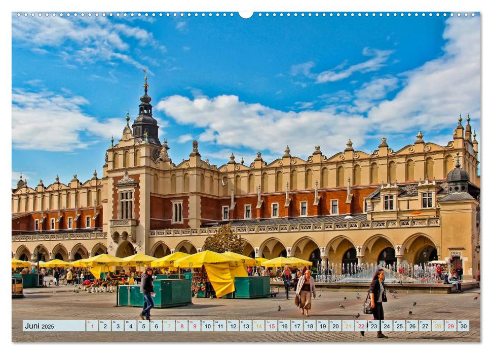 Krakau - das polnische Florenz (CALVENDO Premium Wandkalender 2025)