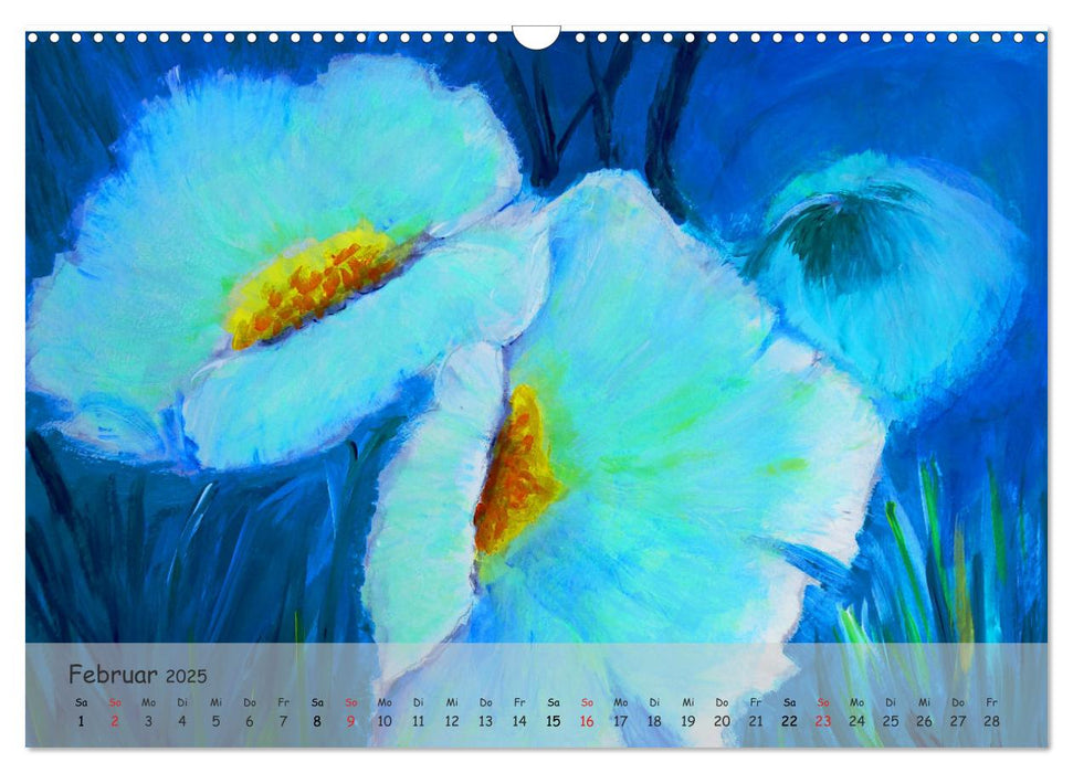 Swinging Flowers (CALVENDO Wandkalender 2025)