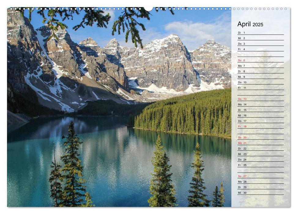 Rocky Mountains 2025 (CALVENDO Premium Wandkalender 2025)