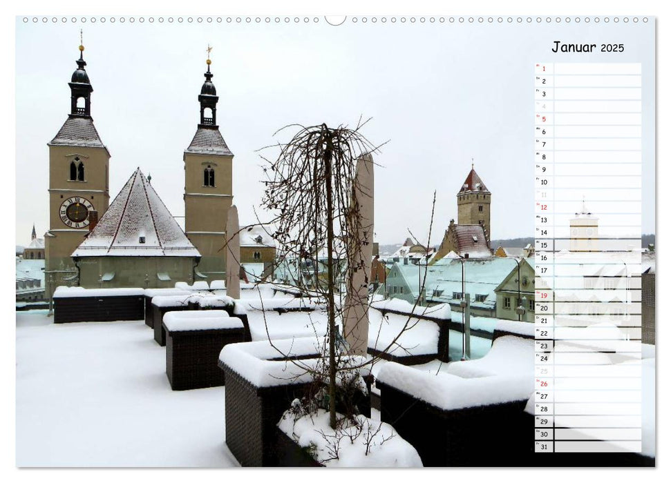 Regensburg erleben (CALVENDO Premium Wandkalender 2025)