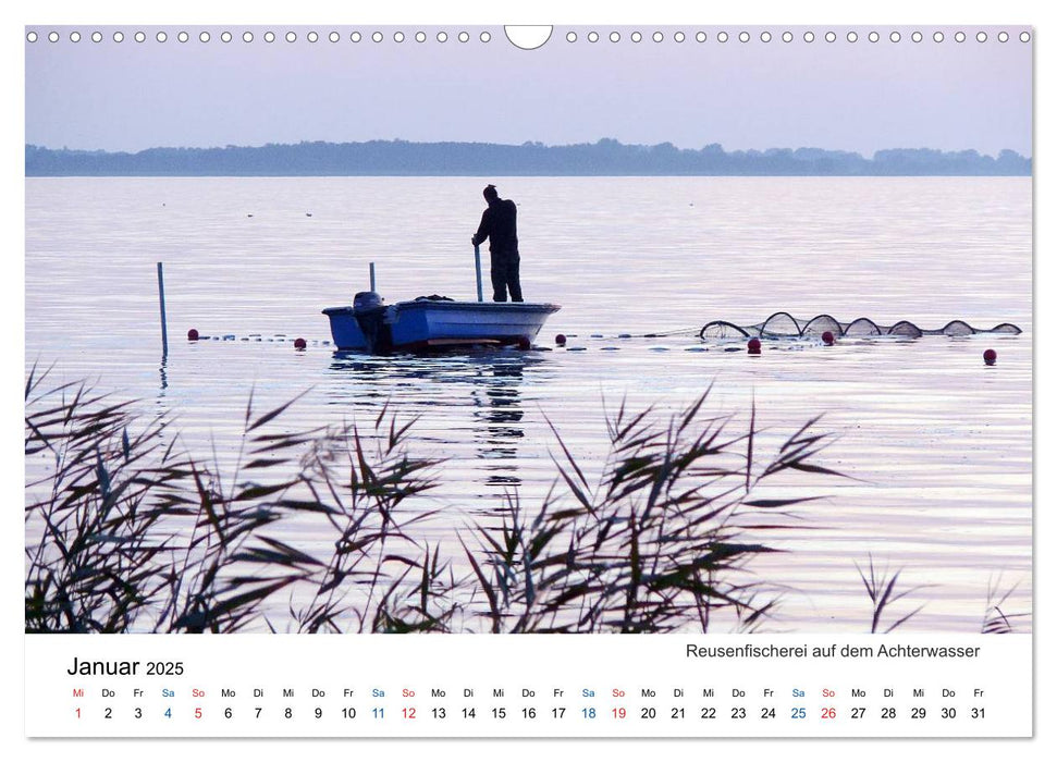 Stille Winkel im Hinterland - Mein Usedom (CALVENDO Wandkalender 2025)