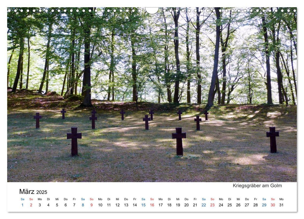 Stille Winkel im Hinterland - Mein Usedom (CALVENDO Wandkalender 2025)