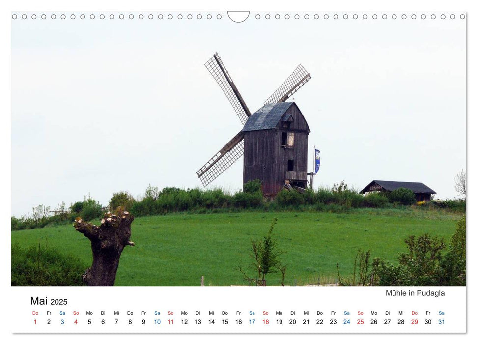 Stille Winkel im Hinterland - Mein Usedom (CALVENDO Wandkalender 2025)