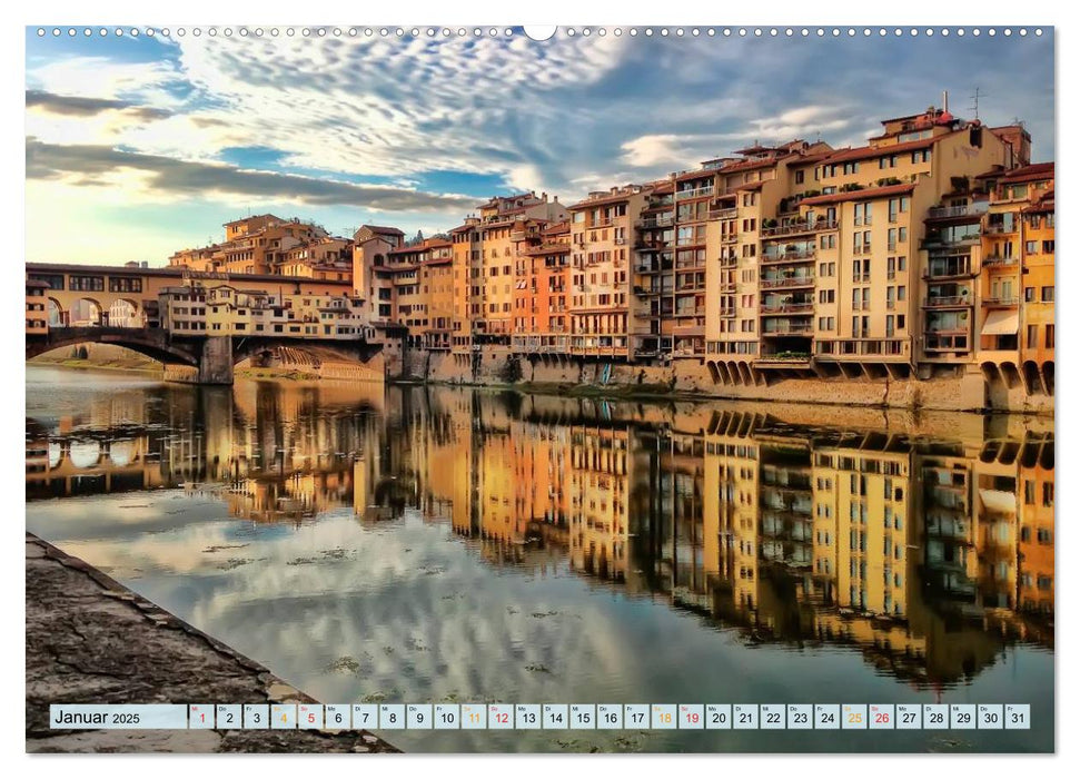 Florenz - Schönheit in der Toskana (CALVENDO Premium Wandkalender 2025)