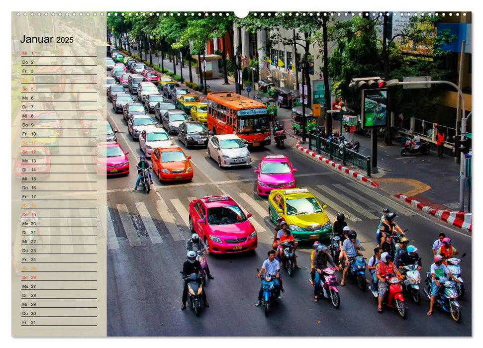 Bangkok - Königreich Thailand (CALVENDO Premium Wandkalender 2025)