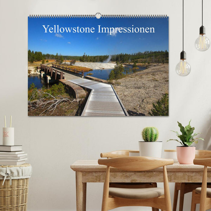 Yellowstone Impressionen (CALVENDO Wandkalender 2025)