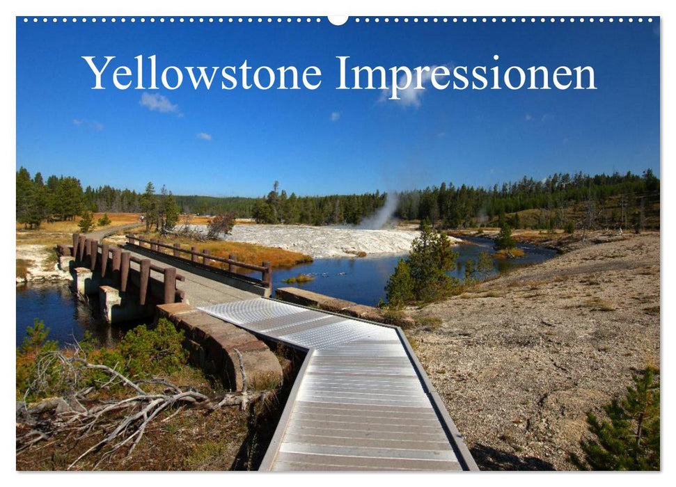 Yellowstone Impressionen (CALVENDO Wandkalender 2025)