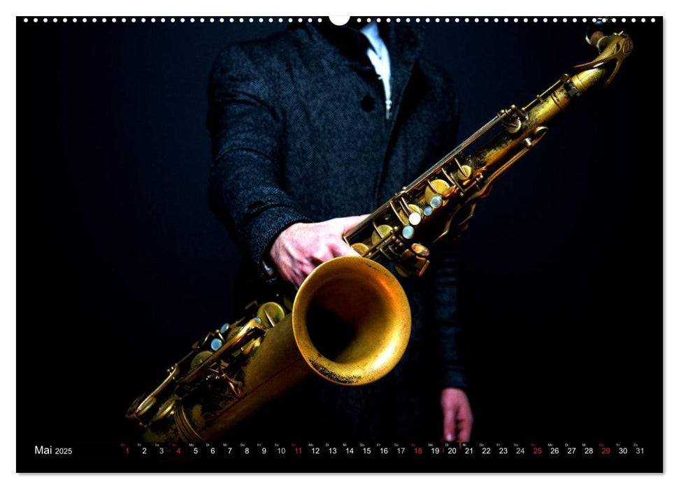 Klangbilder des Jazz (CALVENDO Premium Wandkalender 2025)