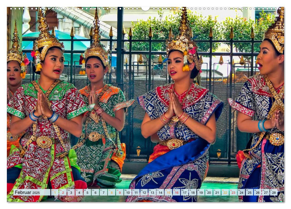 Bangkok - Königreich Thailand (CALVENDO Premium Wandkalender 2025)